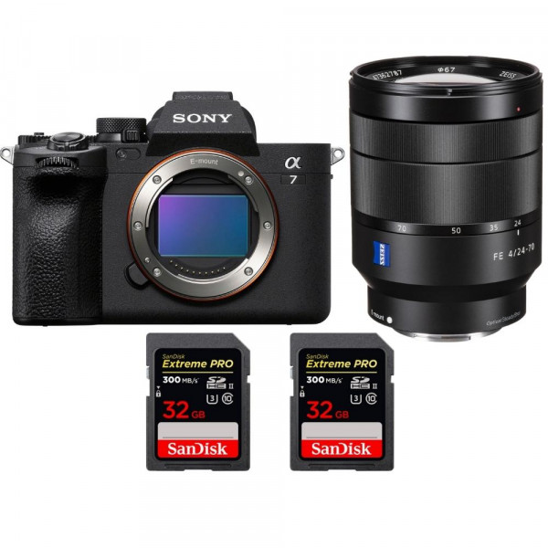 Sony A7 IV + FE 24-70mm f/4 ZA OSS + 2 SanDisk 32GB Extreme PRO UHS-II SDXC 300 MB/s - mirrorless camera-1