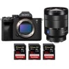 Sony A7 IV + FE 24-70mm f/4 ZA OSS + 3 SanDisk 32GB Extreme PRO UHS-II SDXC 300 MB/s - Appareil Photo Hybride|MCZ DIRECT