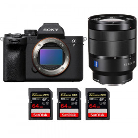 Sony A7 IV + FE 24-70mm f/4 ZA OSS + 3 SanDisk 64GB Extreme PRO UHS-II SDXC 300 MB/s - mirrorless camera-1