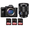 Sony Alpha 7 IV + FE 24-70mm f/4 ZA OSS + 3 SanDisk 128GB Extreme PRO UHS-II SDXC 300 MB/s - mirrorless camera Sony MIRRORLESS CAMERAS €2,701.00 MCZ DIRECT