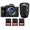 Sony A7 IV + FE 24-105mm f/4 G OSS + 3 SanDisk 64GB Extreme PRO UHS-II SDXC 300 MB/s - Appareil Photo Hybride|MCZ DIRECT