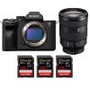 Sony A7 IV + FE 24-105mm f/4 G OSS + 3 SanDisk 128GB Extreme PRO UHS-II SDXC 300 MB/s - Cámara mirrorless|MCZ DIRECT