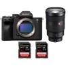 Sony A7 IV + FE 24-70mm f/2.8 GM + 2 SanDisk 32GB Extreme PRO UHS-II SDXC 300 MB/s - Cámara mirrorless|MCZ DIRECT