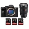 Sony Alpha 7 IV + FE 24-70mm f/2.8 GM + 3 SanDisk 32GB Extreme PRO UHS-II SDXC 300 MB/s - mirrorless camera-1