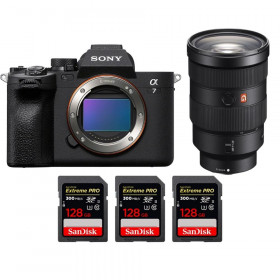 Sony A7 IV + FE 24-70mm f/2.8 GM + 3 SanDisk 128GB Extreme PRO UHS-II SDXC 300 MB/s - Cámara mirrorless-1