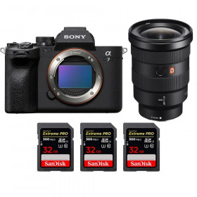 Sony A7 IV + FE 16-35mm f/2.8 GM + 3 SanDisk 32GB Extreme PRO UHS-II SDXC 300 MB/s - mirrorless camera-1