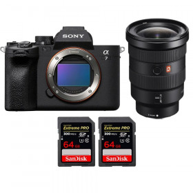 Sony A7 IV + FE 16-35mm f/2.8 GM + 2 SanDisk 64GB Extreme PRO UHS-II SDXC 300 MB/s - Appareil Photo Hybride-1