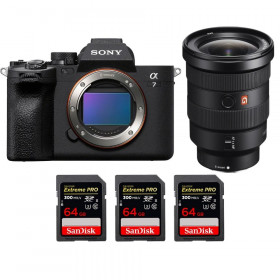 Sony A7 IV + FE 16-35mm f/2.8 GM + 3 SanDisk 64GB Extreme PRO UHS-II SDXC 300 MB/s - mirrorless camera-1
