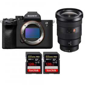 Sony A7 IV + FE 16-35mm f/2.8 GM + 2 SanDisk 128GB Extreme PRO UHS-II SDXC 300 MB/s - Appareil Photo Hybride-1