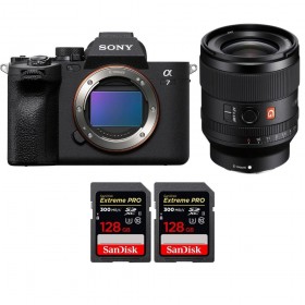 Sony A7 IV + FE 35mm f/1.4 GM + 2 SanDisk 128GB Extreme PRO UHS-II SDXC 300 MB/s - Appareil Photo Hybride-1