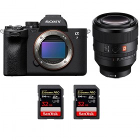 Sony A7 IV + FE 50mm f/1.2 GM + 2 SanDisk 32GB Extreme PRO UHS-II SDXC 300 MB/s - Appareil Photo Hybride-1