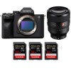 Sony A7 IV + FE 50mm f/1.2 GM + 3 SanDisk 32GB Extreme PRO UHS-II SDXC 300 MB/s - Appareil Photo Hybride-1