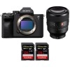 Sony A7 IV + FE 50mm f/1.2 GM + 2 SanDisk 128GB Extreme PRO UHS-II SDXC 300 MB/s - Cámara mirrorless|MCZ DIRECT