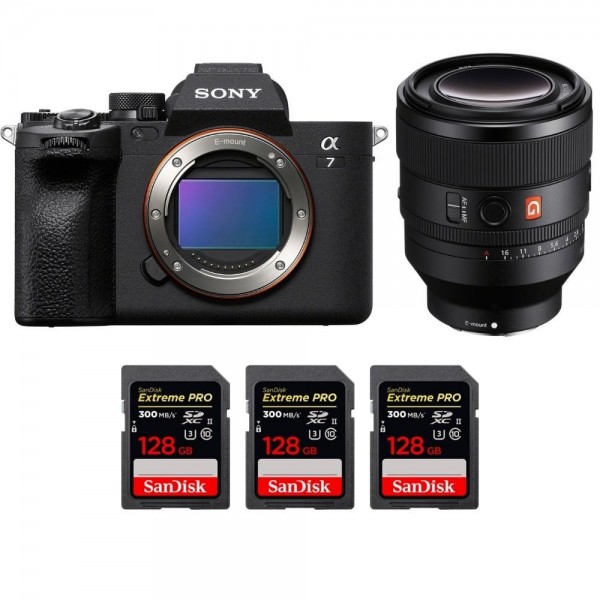 Sony Alpha 7 IV + FE 50mm f/1.2 GM + 3 SanDisk 128GB Extreme PRO UHS-II SDXC 300 MB/s - Mirrorless camera Sony MIRRORLESS CAMERAS €3,476.00 MCZ DIRECT