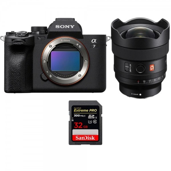 Sony Alpha 7 IV + FE 14mm f/1.8 GM + 1 SanDisk 32GB Extreme PRO UHS-II SDXC 300 MB/s - Mirrorless camera Sony MIRRORLESS CAMERAS €2,740.00 MCZ DIRECT