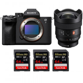 Sony A7 IV + FE 14mm f/1.8 GM + 3 SanDisk 64GB Extreme PRO UHS-II SDXC 300 MB/s - Appareil Photo Hybride-1