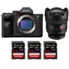 Sony Alpha 7 IV + FE 14mm f/1.8 GM + 3 SanDisk 64GB Extreme PRO UHS-II SDXC 300 MB/s - Mirrorless camera|MCZ DIRECT