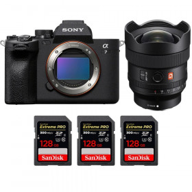 Sony A7 IV + FE 14mm f/1.8 GM + 3 SanDisk 128GB Extreme PRO UHS-II SDXC 300 MB/s - mirrorless camera-1