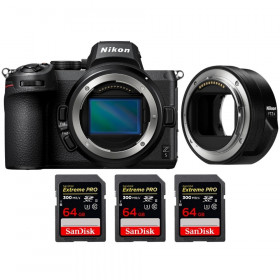 Nikon Z5 Cuerpo + FTZ II + 3 SanDisk 64GB Extreme PRO UHS-II SDXC 300 MB/s-2