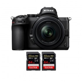 Nikon Z5 + Z 24-50mm f/4-6.3 + 2 SanDisk 64GB Extreme PRO UHS-II SDXC 300 MB/s - Appareil Photo Hybride-1