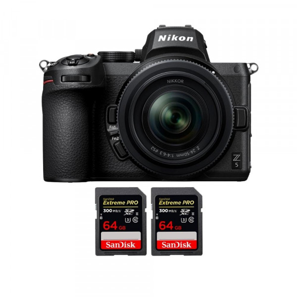Nikon Z5 + Z 24-50mm f/4-6.3 + 2 SanDisk 64GB Extreme PRO UHS-II SDXC 300 MB/s-1