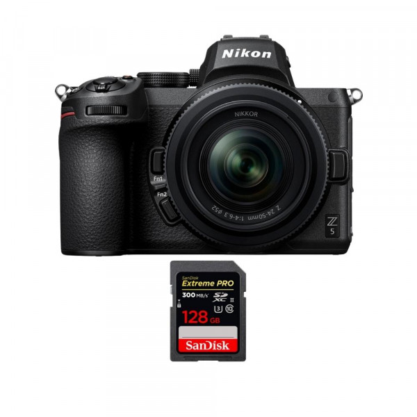 Nikon Z5 + Z 24-50mm f/4-6.3 + 1 SanDisk 128GB Extreme PRO UHS-II SDXC 300 MB/s-1