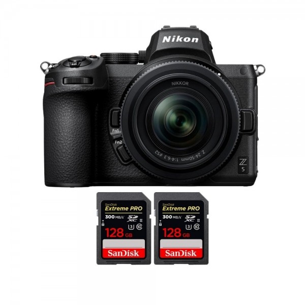 Nikon Z5 + Z 24-50mm f/4-6.3 + 2 SanDisk 128GB Extreme PRO UHS-II SDXC 300 MB/s-1