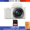 Sony ZV-E10 + 16-50mm Blanc + 1 SanDisk 1TB Extreme PRO UHS-I 170 MB/s + Guide PDF "20 TECHNIQUES POUR RÉUSSIR VOS PHOTOS"|MCZ DIRECT