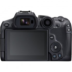 Canon EOS R7 + RF-S 18-150mm F3.5-6.3 IS STM - Rear view Canon EOS R7 + RF-S 18-150mm F3.5-6.3 IS STM - Rear view