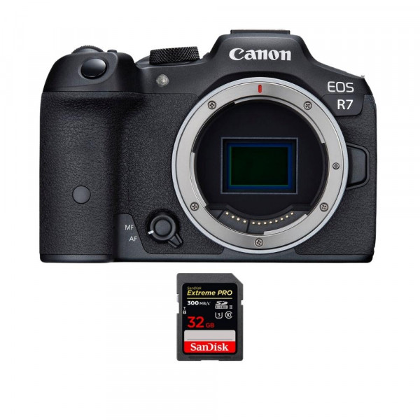 Canon EOS R7 + 1 SanDisk 32GB Extreme PRO UHS-II SDXC 300 MB/s - Appareil Photo Hybride-1