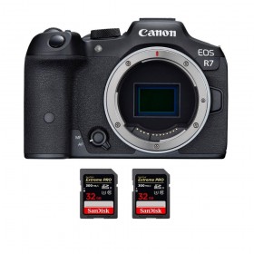 Canon EOS R7 + 2 SanDisk 32GB Extreme PRO UHS-II SDXC 300 MB/s - Appareil Photo Hybride-1