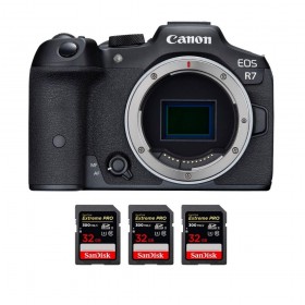 Canon EOS R7 + 3 SanDisk 32GB Extreme PRO UHS-II SDXC 300 MB/s - Appareil Photo Hybride-1