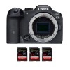 Canon EOS R7 + 3 SanDisk 64GB Extreme PRO UHS-II SDXC 300 MB/s - Cámara mirrorless|MCZ DIRECT