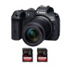 Canon EOS R7 + RF-S 18-150mm STM + 2 SanDisk 32GB Extreme PRO UHS-II SDXC 300 MB/s - Cámara mirrorless|MCZ DIRECT Canon EOS R7 + RF-S 18-150mm STM + 2 SanDisk 32GB Extreme PRO UHS-II SDXC 300 MB/s - Cámara mirrorless|MCZ DIRECT
