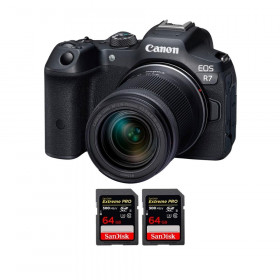 Canon EOS R7 + RF-S 18-150mm STM + 2 SanDisk 64GB Extreme PRO UHS-II SDXC 300 MB/s-1