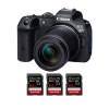 Canon EOS R7 + RF-S 18-150mm STM + 3 SanDisk 64GB Extreme PRO UHS-II SDXC 300 MB/s|MCZ DIRECT
