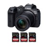 Canon EOS R7 + RF-S 18-150mm STM + 3 SanDisk 128GB Extreme PRO UHS-II SDXC 300 MB/s|MCZ DIRECT