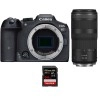 Canon EOS R7 + RF 100-400mm IS + 1 SanDisk 64GB Extreme PRO UHS-II SDXC 300 MB/s - Appareil Photo Hybride|MCZ DIRECT