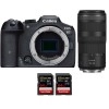 Canon EOS R7 + RF 100-400mm IS + 2 SanDisk 64GB Extreme PRO UHS-II SDXC 300 MB/s - Appareil Photo Hybride|MCZ DIRECT