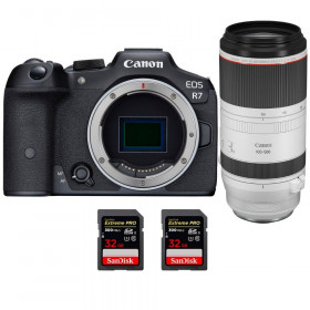 Canon EOS R7 + RF 100-500mm F4.5-7.1 L IS USM + 2 SanDisk 32GB Extreme PRO UHS-II SDXC 300 MB/s - Appareil Photo Hybride-1