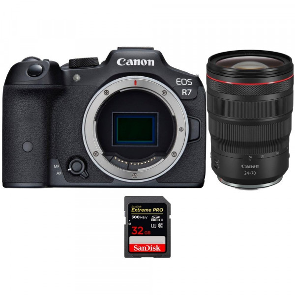 Canon EOS R7 + RF 24-70mm F2.8 L IS USM + 1 SanDisk 32GB Extreme PRO UHS-II SDXC 300 MB/s - Appareil Photo Hybride-1