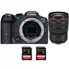Canon EOS R7 + RF 24-70mm F2.8 L IS USM + 2 SanDisk 32GB Extreme PRO UHS-II SDXC 300 MB/s - Mirrorless APS-C camera-1