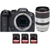 Canon EOS R7 + RF 70-200 mm f/2,8 L IS USM + 3 SanDisk 32 GB Extreme PRO UHS-II SDXC 300 MB/s - Cámara mirrorless|MCZ DIRECT