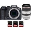 Canon EOS R7 + RF 70-200mm F2.8 L IS USM + 3 SanDisk 64GB Extreme PRO UHS-II SDXC 300 MB/s - Appareil Photo Hybride|MCZ DIRECT