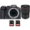 Canon EOS R7 + RF 15-35mm F2.8 L IS USM + 2 SanDisk 32GB Extreme PRO UHS-II SDXC 300 MB/s - Appareil Photo Hybride|MCZ DIRECT