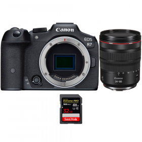 Canon EOS R7 + RF 24-105mm F4 L IS USM + 1 SanDisk 32GB Extreme PRO UHS-II SDXC 300 MB/s - Mirrorless APS-C camera-1