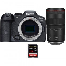 Canon EOS R7 + RF 100mm F2.8 L Macro IS USM + 1 SanDisk 128GB Extreme PRO UHS-II SDXC 300 MB/s - Mirrorless APS-C camera-1