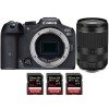 Canon EOS R7 + RF 24-240mm F4-6.3 IS USM + 3 SanDisk 64GB Extreme PRO UHS-II SDXC 300 MB/s - Appareil Photo Hybride|MCZ DIRECT