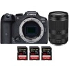 Canon EOS R7 + RF 24-240mm F4-6.3 IS USM + 3 SanDisk 128GB Extreme PRO UHS-II SDXC 300 MB/s - Appareil Photo Hybride|MCZ DIRECT