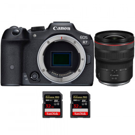Canon EOS R7 + RF 14-35mm F4 L IS USM + 2 SanDisk 32GB Extreme PRO UHS-II SDXC 300 MB/s - Mirrorless APS-C camera-1